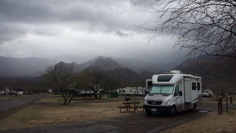 Today in the desert wet wet wet.