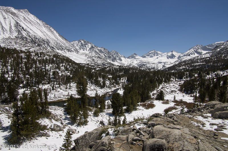 Little Lakes Valley, John Muir Wilderness on Mother's Day 2015