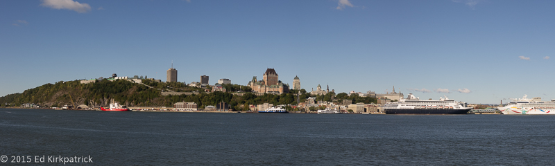 On the ferry from Levis...